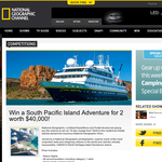 Win a South Pacific Island Adventure for 2 worth $40,000!