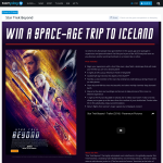 Win a space-age trip to Iceland!