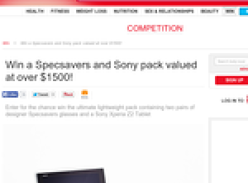 Win a Specsavers & Sony pack valued at over $1,500!