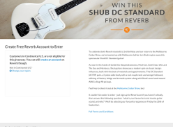 Win a spectacular Shub DC Standard guitar