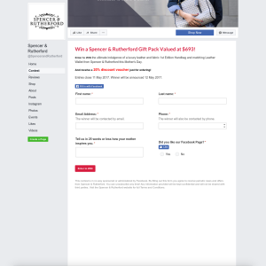 Win a 'Spencer & Rutherford' gift pack valued at $693! - Spencer & Rutherford