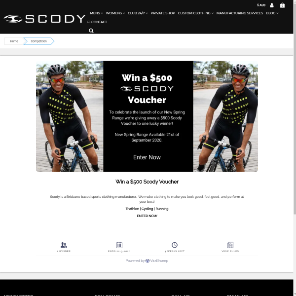 Win a Sports Clothing Voucher