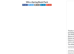 Win a Spring Book Pack