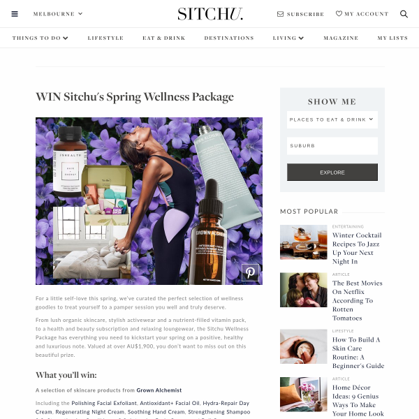Win a Spring Wellness Package!