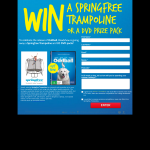 Win a Springfree trampoline or Oddball DVD packs