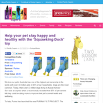 Win a Squawking Duck toy - Familycapers