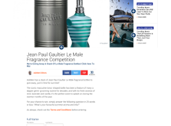 Win A Stack Of Le Male Fragrance Bottles