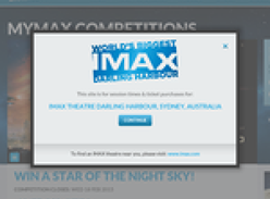 Win a star of the night sky!