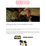 Win a Star Wars: The Force Awakens Prize Pack - Screend