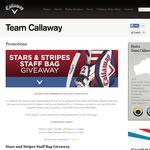Win a Stars and Stripes-themed staff bag