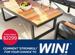Win a Stromboli 4 Piece Outdoor Lounge Setting