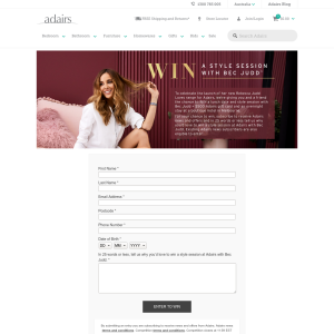 Win a style session with Rebecca Judd