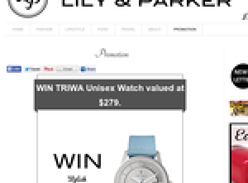 Win a stylish unisex watch $279