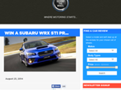 Win a Subaru WRX STi prize pack!