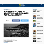 Win a subscription to Ancestry - National Geographic TV