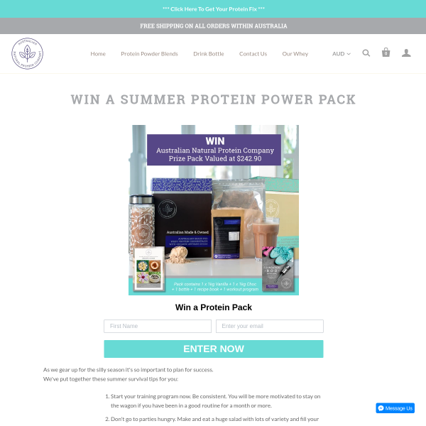 Win a Summer Protein Power Pack