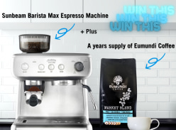 Win a Sunbeam Barista Max Espresso Machine