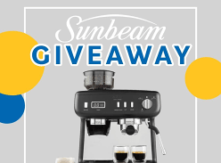 Win a Sunbeam Barista Plus Expresso Machine in Black