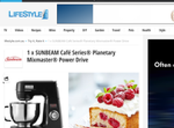 Win a Sunbeam Cafe Series Planetary Mix Master Power Drive!