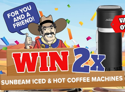 Win a Sunbeam Iced & Hot Coffee Machine