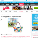 Win a sunny jim beach bag & sunshade