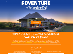Win a Sunshine Coast Adventure Valued at $3,000