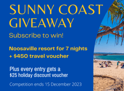 Win a Sunshine Coast Holiday