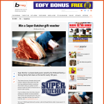 Win a Super Butcher gift voucher