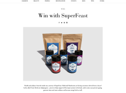 Win a SuperFeast Tonic Herbs and Medicinal Mushrooms pack
