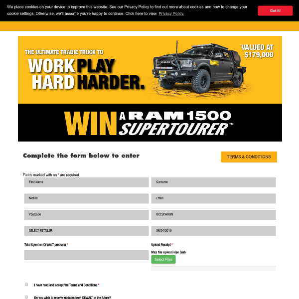 Win a SuperTourer Dual Cab