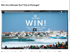 Win a Surf Trip to Portugal for 2