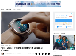 Win a Suunto 7 Sports Smartwatch!