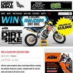 Win a Suzuki RM-Z250 Dirt Bike! - Australasian Dirt Bike Mag