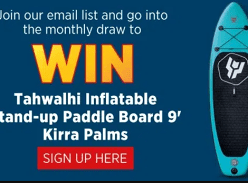 Win a Tahwalhi Inflatable Stand-Up Paddle Board