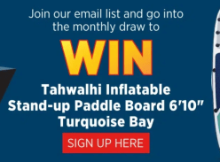 Win a Tahwali Inflatable Stand-up Paddle Board