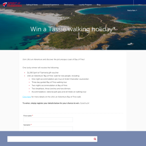 Win a Tassie walking holiday!