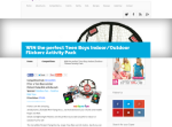 Win a Teen Boys summer Flickerz Flying Disk activity pack