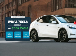 Win a Tesla or $50,000