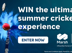 Win a Test Match Cricket Experience for 4