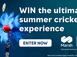 Win a Test Match Cricket Experience for 4