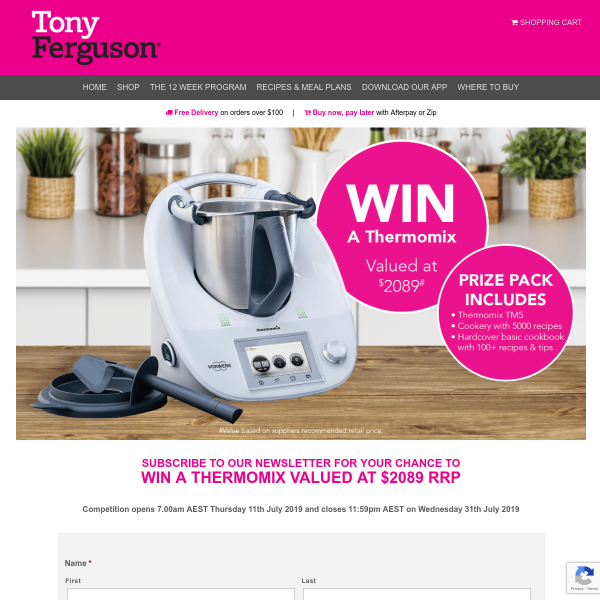 Win a Thermomix TM5 Worth $2,089