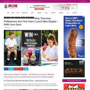 Win a Thermos® FUNtainer® Back to School Hamper