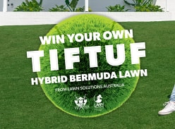 Win a TifTuf Hybrid Bermuda Lawn