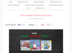 Win a toddler Christmas book pack