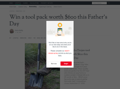 Win a tool pack worth $600 this Father’s Day