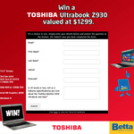 Win a Toshiba Ultrabook Z930!