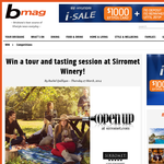 Win a tour & tasting session for you & 9 friends at Sirromet Winery!