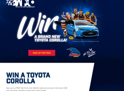 Win a Toyota Corolla & More