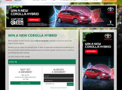 Win a Toyota Corolla Hybrid