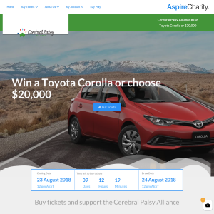 Win a Toyota Corolla or choose $20,000